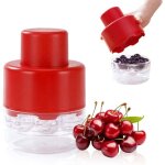 7 trous d�noyauteur � cerises, handheld olive noyaux extracteur, multi dissolvant de cerise manuel outil ...