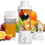 700 ml blender portable, mixeur portable pour smoothie, 22000 tr / min puissant mixeur smoothie avec ...
