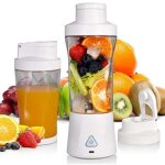 700 ml blender portable, mixeur portable pour smoothie, 22000 tr / min puissant mixeur smoothie avec ...