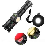 7000 mah batterie haute capacit�, lampe torche led ultra puissante, 1000000 lumens lampe de poche, zoomable ...
