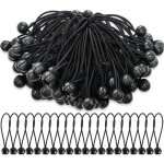 Basetbl - 75 tendeurs lastiques avec boules, attaches lastiques pour bches, chapiteaux, bannires, ...