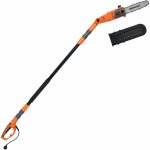 750w elagueuse sur perche telescopique electrique, scie d'elagage, perche telescopique 212 - 286 cm, ...