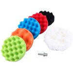 7pcs �ponge polissage kit �pilation � la cire de polissage compos� kit lustreuse 10, 2 cm + adaptateur ...