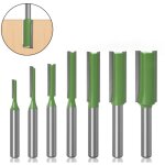 7pcs fraise droite à queue de 6 mm, fraise droite defonceuse, pour bois carbure de tungstène outil de ... 7pcs fraise droite à queue de 6 mm, fraise droite defonceuse, pour bois carbure de tungstène outil de ...