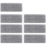 7pcs housse de nettoyage de rechange, vadrouille de nettoyage pour balai, housse de rechange en microfibre ...