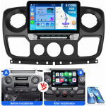 8 c?urs pour renault master 3 opel movano b nissan nv400 navi autoradio android 15 6 + 128g