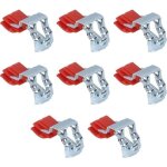 8 clips de fixation d'�vier encastr� r�glables pour cuisine ? installation � vis perfor�e ortviai