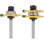 8 options - fraises defonceuse fraise a rainurer 6mm 8mm pour rainureuse bois parquet - fraise routeur ...