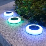 8 led solar lawn yard led night solar puissance solar solar solar blight bannire voie d'extrieur piste ...