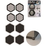Lot de 8 patins de d�placement  meuble  10cm noir