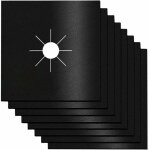 8 pcs brleur de cuisinire rutilisable couvre plaque de cuisson  gaz protection d'cra cuisinire ...