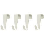 8 pcs crochet en porte, crochets en forme de s, acier inox patere crochets de porte, pat�re salle de ...