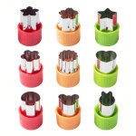 8 pcs emporte - pi�ce l�gumes, mini emporte - pi�ce fruits en acier inoxydable, coupe - l�gumes ensemble ...