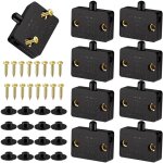 8 pcs interrupteurs de porte d'armoire momentan� interrupteur automatique 1a 250v lampe de placard interrupteu ...