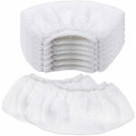 8 pcs nettoyage � la vapeur en microfibre lingette balai vapeur karcher bonnette microfibre chiffon pour ...