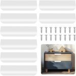 8 pcs poignee de meuble cuisine, poign�e meuble cuisine aluminium, poignee porte cuisine, poign�es armoire, ...