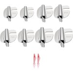 8 pi�ces accessoires couture, 3 / 4 / 5 / 6 / 7 / 8 / 9 / 10 mm couture ourlet roul� pied, argent pieds ...