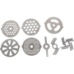 8 pi�ces accessoires pour hachoir � viande hachoir � viande alimentaire hachoir � viande manuel pi�ces ...
