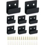 8 pi�ces crochets mural robustes avec vis, support robuste en acier inoxydable pour afficher les carreaux ...