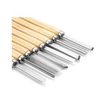 8 pices ensemble de ciseaux de tour  bois hss ensemble de ciseaux de tournage en bois outils de tournage ...