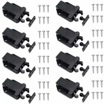 8 pi�ces loquets � lib�ration tactile, loqueteau pousse lache loquets de porte non magn�tiques pour placard ...