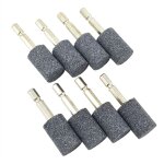 8 pices de meule cylindrique - pointe meulage monte sur pierre abrasive  tige hexagonale 1 / 4 pouce ...