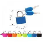 (8 pi�ces, multicolores) cadenas de casier avec 2 cl�s, mini serrure � bagages, cadenas � cl� pour sac ...