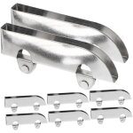 8 pi�ces poulies roulettes pour porte coulissante verre acier inoxydable pour placard meuble et armoire ...