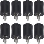 8 pi�ces prise de haut - parleur m�le din 2 broches, connecteur de c�ble de haut - parleur hifi m�le, ...