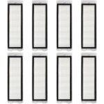 8 pices) q revo filtre hepa de remplacement compatibles avec l'aspirateur robot roborock q revo, filtres ...
