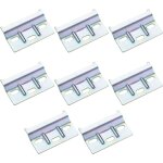 8 pi�ces rail de suspension fixation, plaques de support murale pour placards meubles de cuisine penderie ...