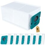 8 sacs � poussi�re vca - adb952 pour samsung bespoke jet pro extra / complete extra / complete / pet ...