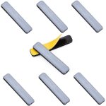 8 x 15 x 75 mm teflon planeurs lourds t�flon plaquettes pour les meubles, les tapis, surface de glissement ...