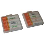 8 x batteries vhbw aaa, micro, r3, hr03 1000mah pour siemens gigaset a510a, a510h, a510 duo, a600a, a400, ...