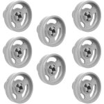 8 x roues et axes universels de panier inf�rieur pour hotpoint / candy / ariston / creda / fisher & paykel ...