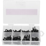 80 pi�ces anneaux de guidage pour canne � p�che en acier inoxydable, 8 tailles, guide de ligne pour p�che ...