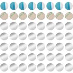 80 plaquettes m�talliques autocollantes pour �tag�re de rangement tonies, aimants adh�sifs aimants autocollant ...