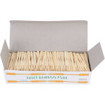 800 pi�ces fourchettes jetables en bambou pour desserts, fruits, g�teaux - ustensiles de cuisine pratiques ...