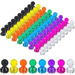 80pcs aimants puissants, 11 x 17 mm petit aimant frigo, aimants tableau magntique, magnet frigo puissant ...