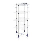 Leifheit - 81456 tour de sechage classic tower 450, etendoir a linge 4 niveaux, sechoir a linge tour ...