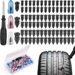 85 pi�ces kit reparation pneu voiture, kit anti crevaison voiture, clous pneus voiture, pour auto moto ...