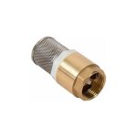 88 x 37mm clapet crepine anti retour 1'' - avec crpine en acier inoxydable et vanne  sens unique / ...