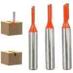 8mm fraise droite defonceuse, 3 pices fraises  dfoncer carbure de tungstne mche de routeur droite ...