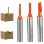 8mm fraise droite defonceuse, 3 pi�ces fraises � d�foncer carbure de tungst�ne m�che de routeur droite ...