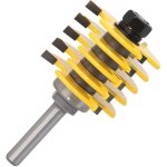8mm queue professionnel routeur de joint de doigt bit - 5 lames r�glables 3 flute pour coupe - bois avec ...