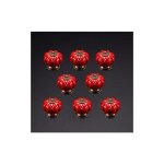 8pcs boutons de meuble c�ramique bouton de tiroir vintage poign�e meuble avec vis pour armoire placard ...