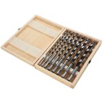 Ineasicer - 8pc set d'embouts de tarire en acier au carbone coffret en bois foret  queue hexagonale ...