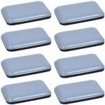 8x patin glisseur t�flon teflon ptfe autocollant adh�sif rectangulaire 35 x 25 mm protection sol parquet ...