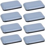 8x patin glisseur t�flon teflon ptfe autocollant adh�sif rectangulaire 35 x 25 mm protection sol parquet ...