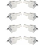 8x taquet support d'�tag�re � encaster dans trou de per�age �5mm avec syst�me � ressort pour tablettes ...